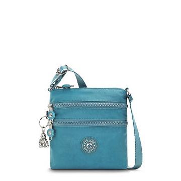 Kipling Alvar Extra Small Mini Tassen Turquoise | België 1905JP